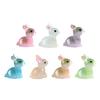 Soft Glowing Rabbits Miniatur Night Glowing Bunnies for Creating Miniature Figurines Home Decorations 20PCS