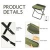 Folding Chair with Mesh Bag Crossbody Bag Outdoor Supplies with Storage Bag Oxford Fabric Waterproof Convenient To Carry