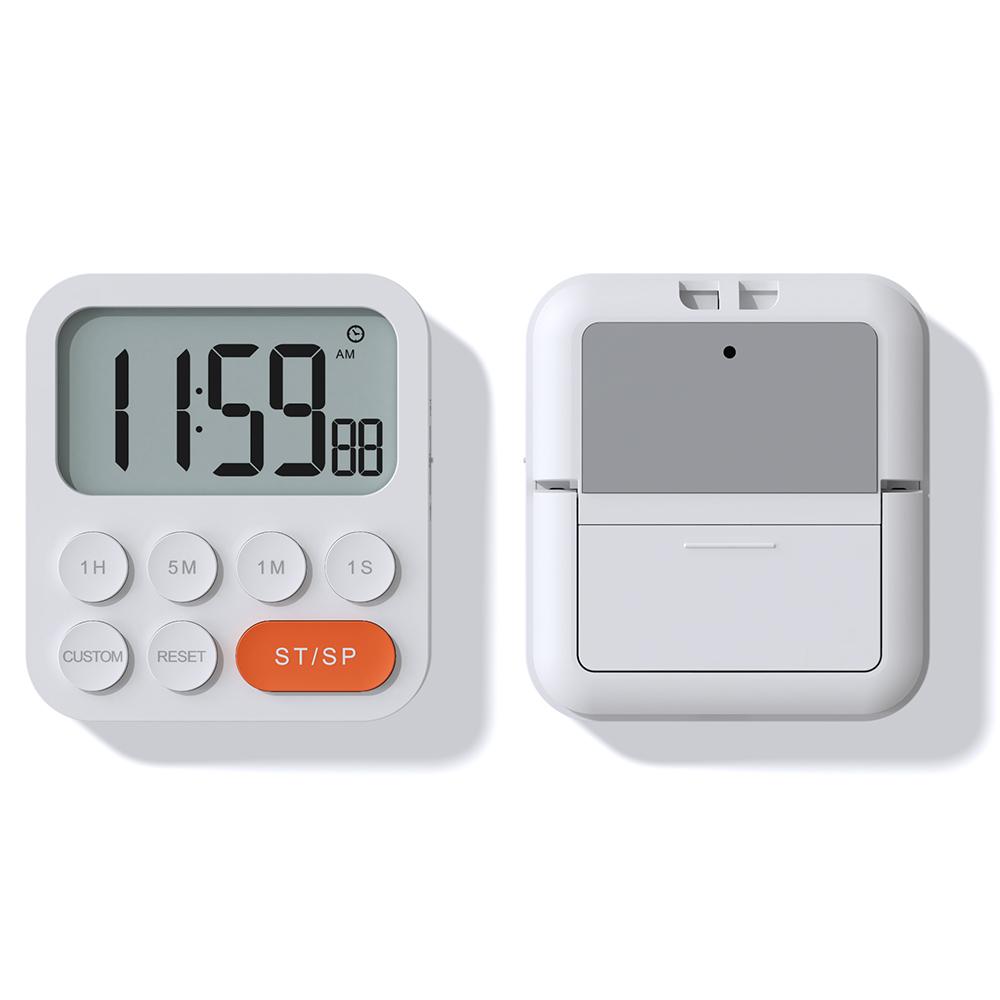 Digital Kitchen Timer Magnetic Count UpDown Clock with Custimize Function Stand and Large LCD