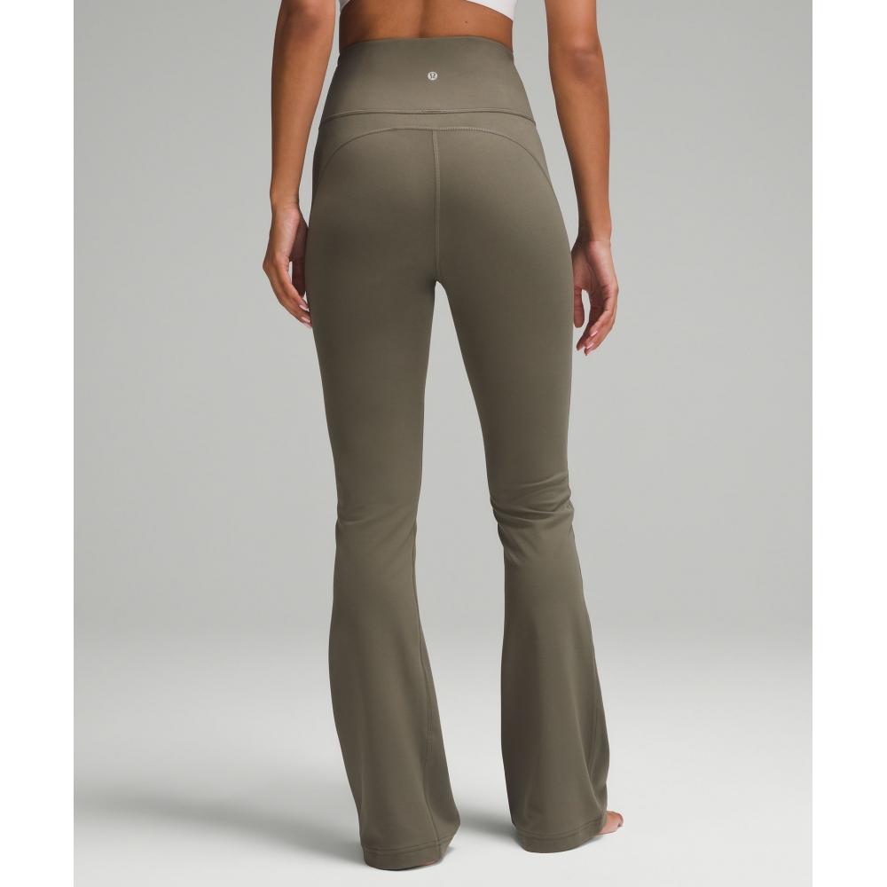 Lululemon Groove Nulu Super High Rise Flared Pant  Regular Army Green