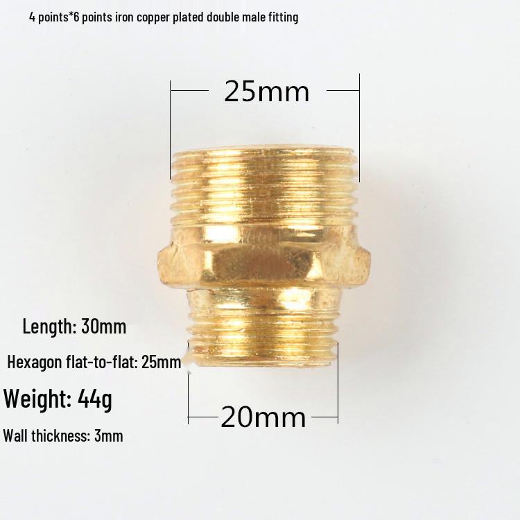 Adaptateur Réducteur Pneumatique Haute Pression pour Tuyau d'Eau avec Filetages Mâles Doubles en Pouces (1/8, 1/4, 3/8, 1/2)