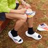 Saucony Cradle 2 Casual Versatile EVA Hollow Non-Slip Slide Sandals Unisex Sandals White Orange Black S28903-2