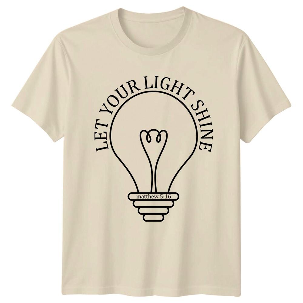 Let Your Light Shine Matthew 516 Christian Faith TShirt