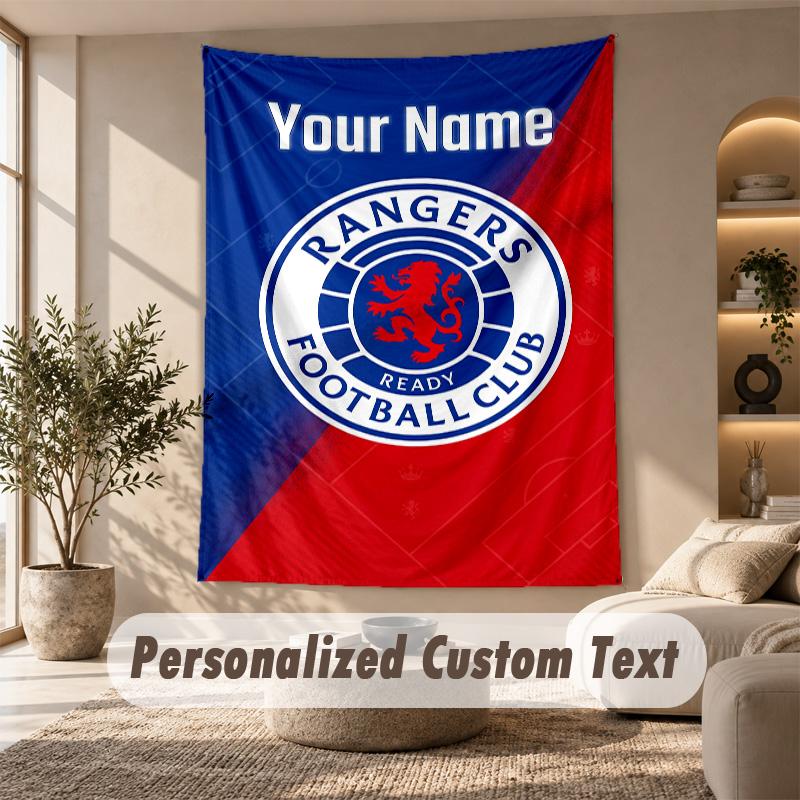 Tapestry Custom Name Text, Wall Hanging Tapestry Home Room DecorRangers FC
