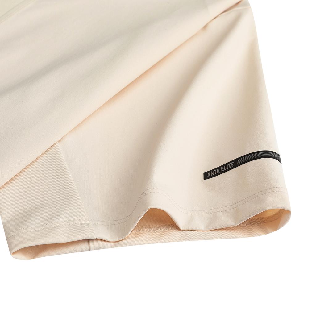 Anta Training Comprehensive Series Mens Short Sleeve Polo Shirt Summer 2026 Men tops Snow-Cherry-White 952627125-2