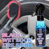 1Pcs Protection Long-Lasting Tire Shine Spray 100Ml Motorcycle Black Wet Look Tire Shine Dressing For Deep Glossy Finish