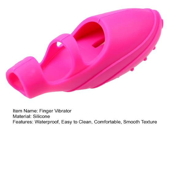 Finger-Vibrator, G-Punkt-Klitoris-Stimulator, weiches Silikon, Teaser-Hülse, Massagegerät für Frauen, wasserdichtes Sexspielzeug für Erwachsene