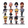 Naruto Anime Figure Set of 12 Collectible Action Figures, Multicolor Poseable Models for Kids 6+