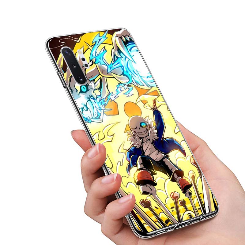 Undertale Papyrus För Samsung Galaxy Note 20 10 9 8 Plus Ultra Lite M21 M31 M31S M10S M20 M21 M32 M12 Mobilskal