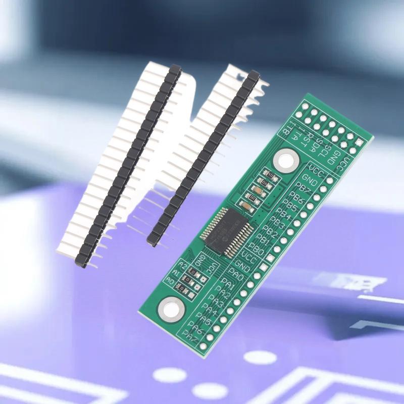 1/2Set MCP23017-E/SS I2C Interface To 16IO IIC Input/Output Expansion Board Module MCP23017 Chip 3.0V-5.5V Designed for