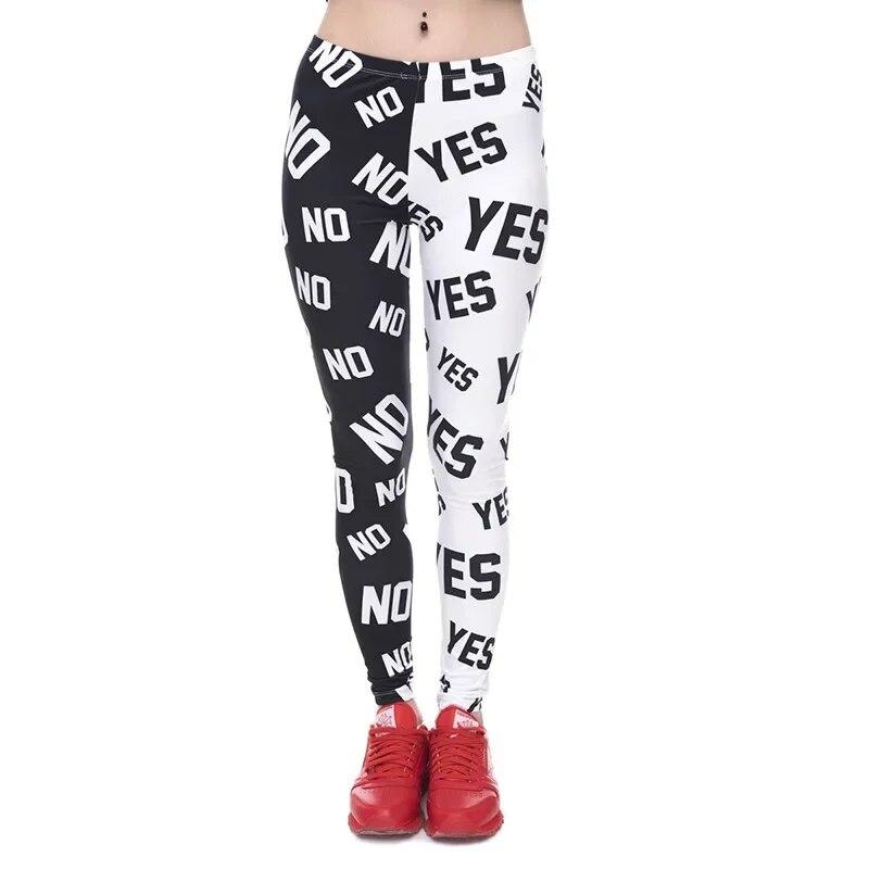 Sexy Women Sporty Legging Printing Fitness Sportswear Fashion Slim High Waist Gym Woman Pants Yoga Clothing Trousers 29650