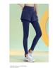 Women's Fleece-Lined Butt-Lifting Yoga Pants, Fake Two-Piece, Quick-Drying, Slimming, Perfect for Running and Tennis.