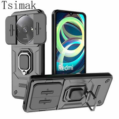 Schiebeobjektivhülle für Redmi A3 A 3, stoßfeste Panzerrückseite, Coque für Xiaomi Redmi Note 12 13 12S 13C POCO X6 M6 Pro 4G-Telefonabdeckung