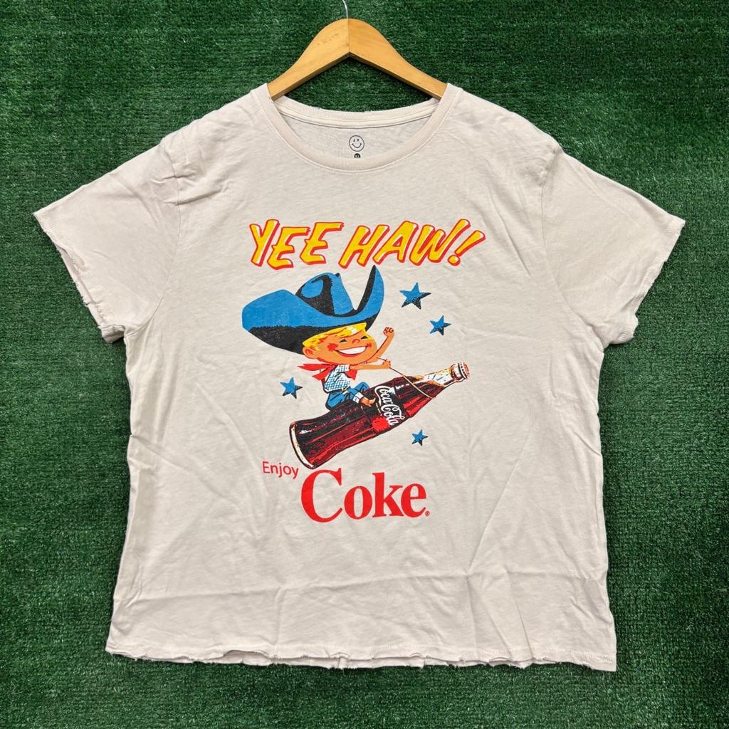 Coca-Cola Enjoy Coke Yee Haw Cowboy T-Shirt Size Extra Large