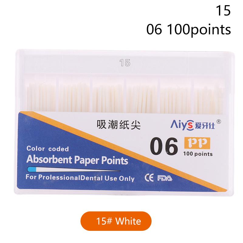 1 Коробка Стоматологічні Абсорбуючі Паперові Пункти Стерильні Змішані Розміри 02 04 06 Конусність 15-40 Стоматологічні Матеріали Ендодонтія Паперові Кінчики