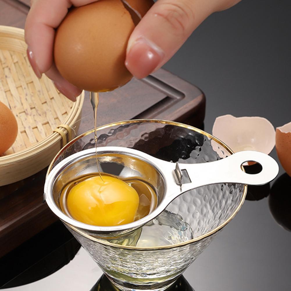 2pcs Stainless Steel Egg Separator Professional Egg White And Yolk Separator For Baking Cooking Food-grade Precise Egg Separation Too серебряный