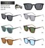 New Retro Square Frame Sunglasses 9811 – Men's Fashionable European & American Style with High-End Cellulose Acetate