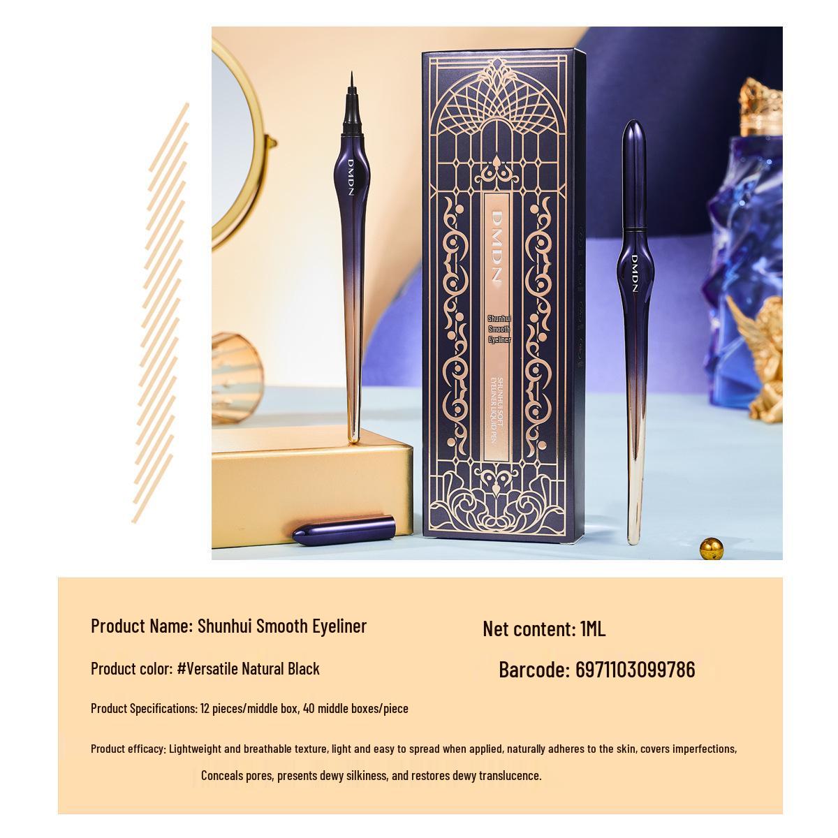 

Quick-Dry Waterproof Liquid Eyeliner Pen - Smudge-Proof, Long-Lasting, Ultra-Fine, Cotton Tip, Colored Eyeliner for Students