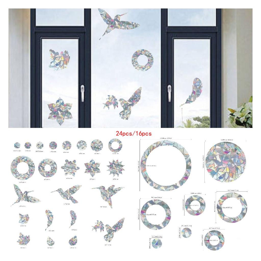 Prism Decals For Window Prevent Bird Strikes