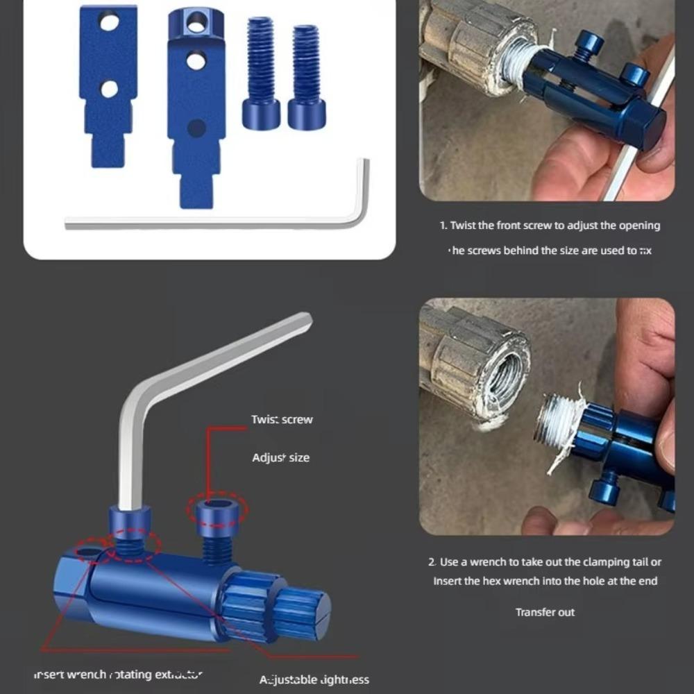Pipe Head Screw Extraction Tool Angle Valve Broken Wire Extractor Pipe Repair Portable Broken Screw Extraction Multi-function