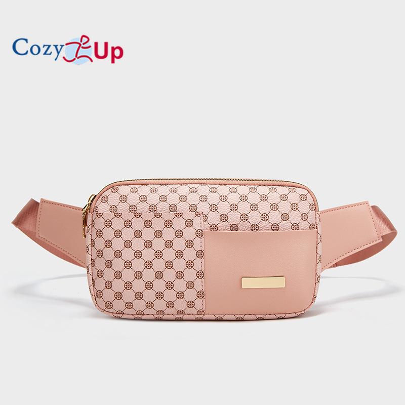 Bolsa de peito esportiva feminina Cozy Up, bolsa de cintura para celular, bolsa de ombro feminina portátil de grande capacidade para trabalho ao ar livre