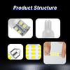 20/24/36Pcs LED Car Interior Lights 6500K 150LM Car LED Bulb Kit T10 31mm 42mm LED Dome Light Car Interior Replacement Bulbs