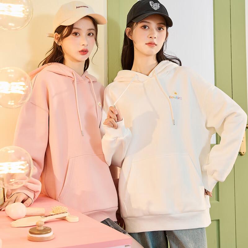 TonLion Women's Loose Fit Plush Lined Hooded Sweatshirt