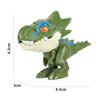 Mini Finger Dinosaur Anime Action Figures Toys Funny Simulation Dino Interactive Biting Hand Creative Tricky Tyrannosaurus Model