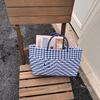 Large Capacity Weave Bag Countryside Style Vegetable Basket Bag Casual Beach Tote Bag  Girls