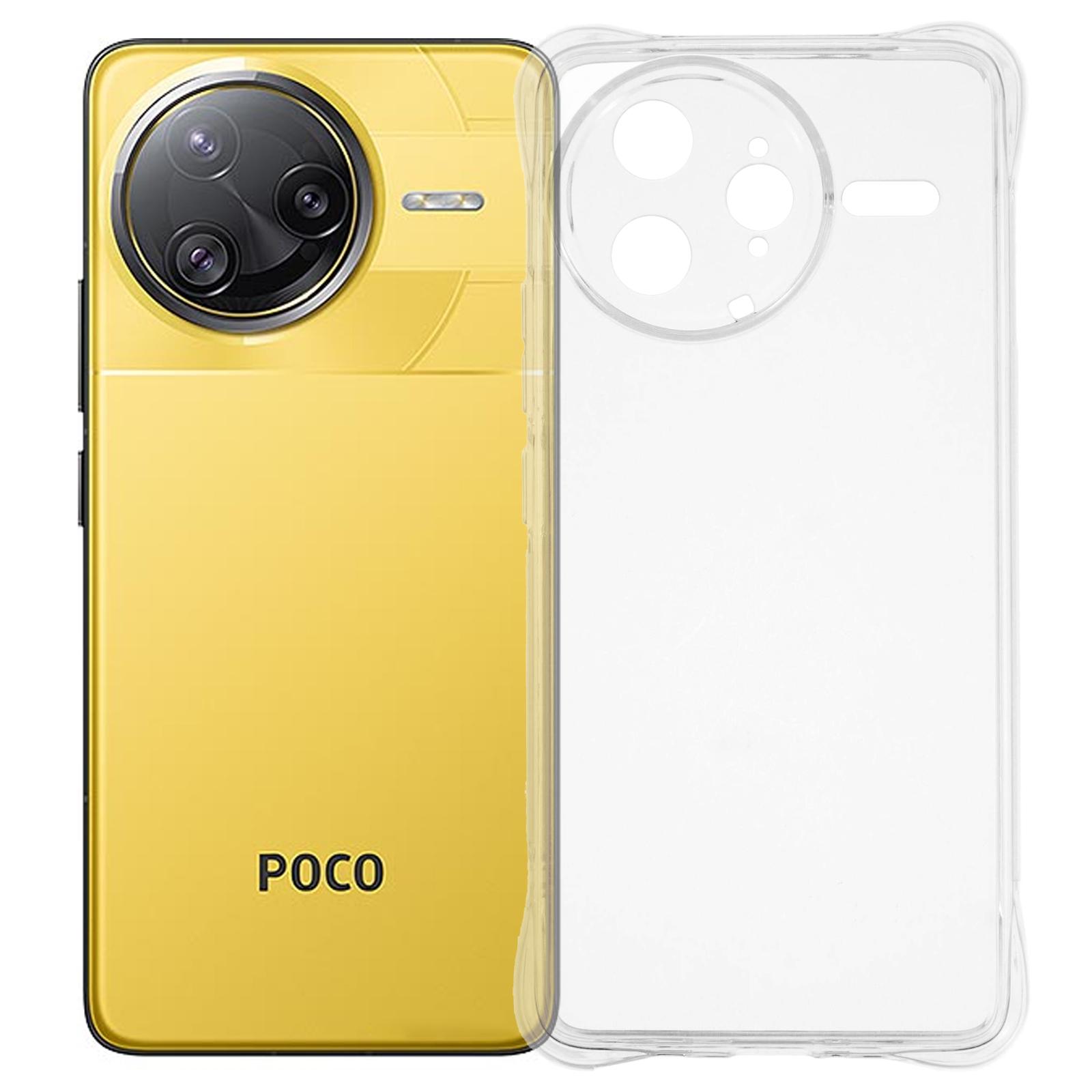 

TYMEI Для Xiaomi Redmi K80 Pro 5G/Poco F7 Ultra 5G Чохол Чотирикутна амортизація 1,5 мм Прозорий чохол для телефону As Shown A