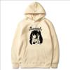 The Girl Print Pattern Pullover Women Harajuku Casual Trip Outdoor Sweatshirt Autumn And Winter Fleece Cotton Loose Hoodie