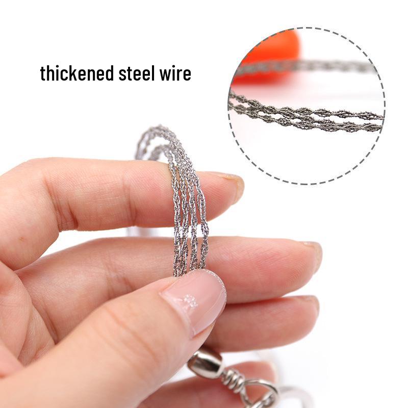 Stainless Steel Multi-Purpose Pocket Wire Saw for Camping and Survival