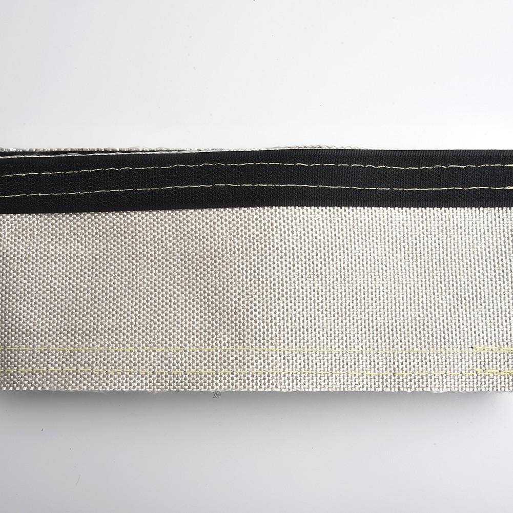 Insulated Hose Cover Wrap Wire Replacement Removal Black+Silver Protection
