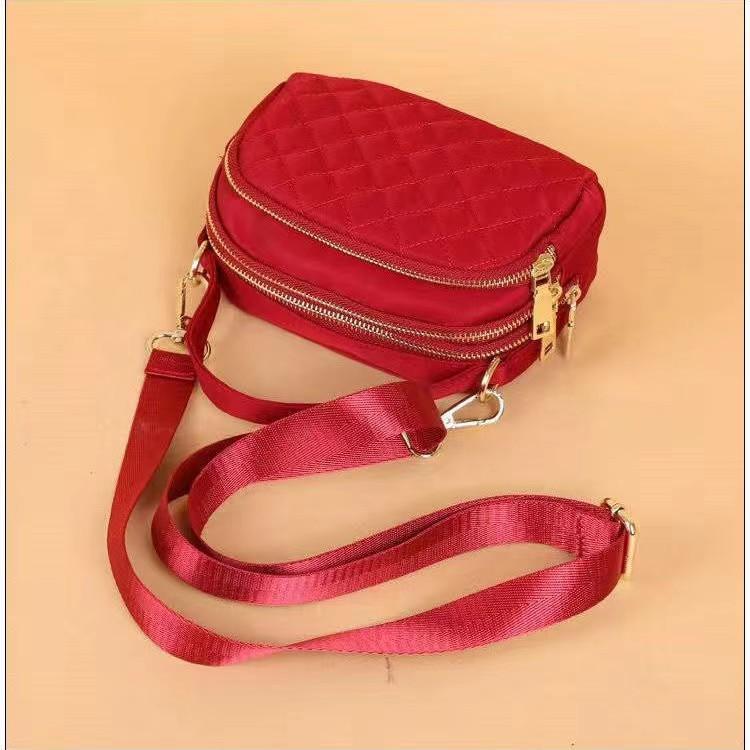 New Women's Bag Single Shoulder Crossbody Bag Hand-held Square Bag Multifunctional Oxford Versatile Shoulder Bag