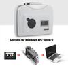 Portable Cassette Tape To MP3 Converter USB Flash Drive Capture Audio Music Player