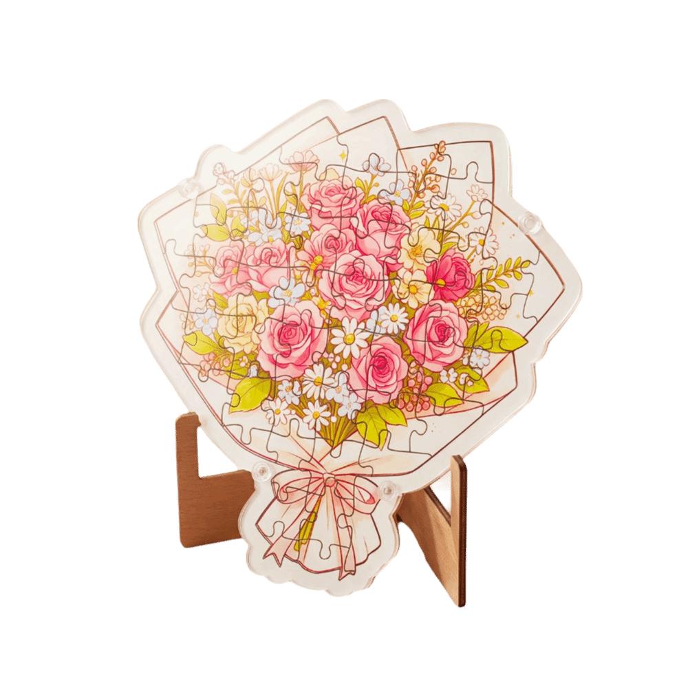 Animal Puzzle Cat Wooden Puzzle Brain Burning Unique Irregular Puzzle Butterfly Jigsaw for Adults