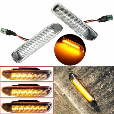 Car Accessories LED Dynamic Turn Signal Side Marker Light Repeater Lamp 63138370719 63138370720 for BMW 3-Series E46 1999-2001