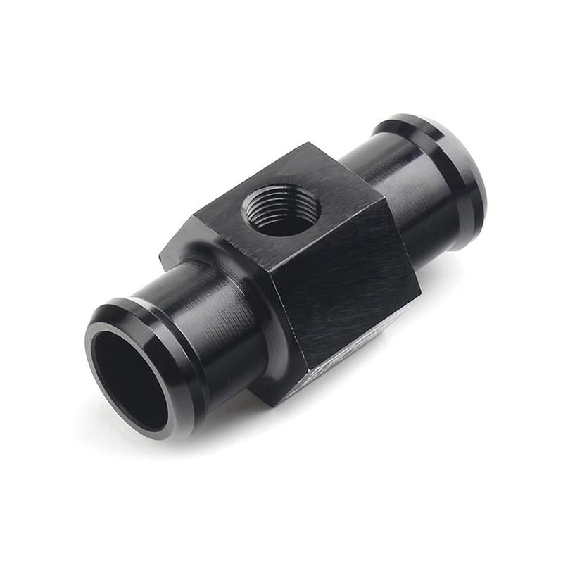 New Black Water Temperature Gauge Radiator Temperature Water Temperature Connector Pipe Sensor 16MM 18MM 20MM 22MM Hose Adapter