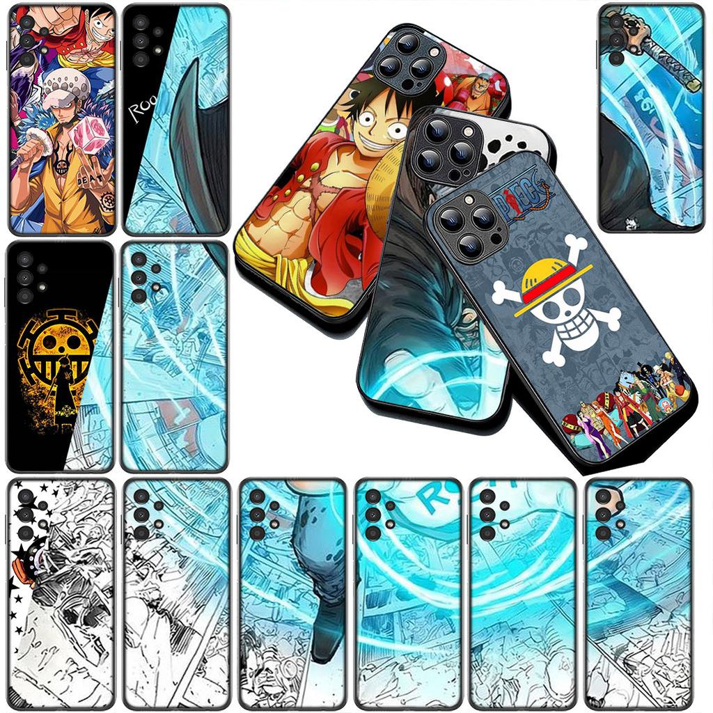 Cover for Samsung Galaxy S20 S22 S21 FE Ultra Plus A07 A17 A15 A16 A25 A57 A37 Phone Case Trafalgar D Water Law One Luffy Pieces