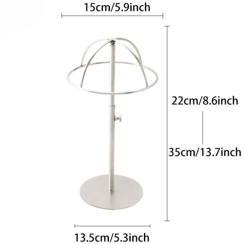 

Adjustable Hats Hanger Holder Stainless Steel Hat Organizer Hanging Baseball Caps Display Stand Hanging Up Storage Accessories