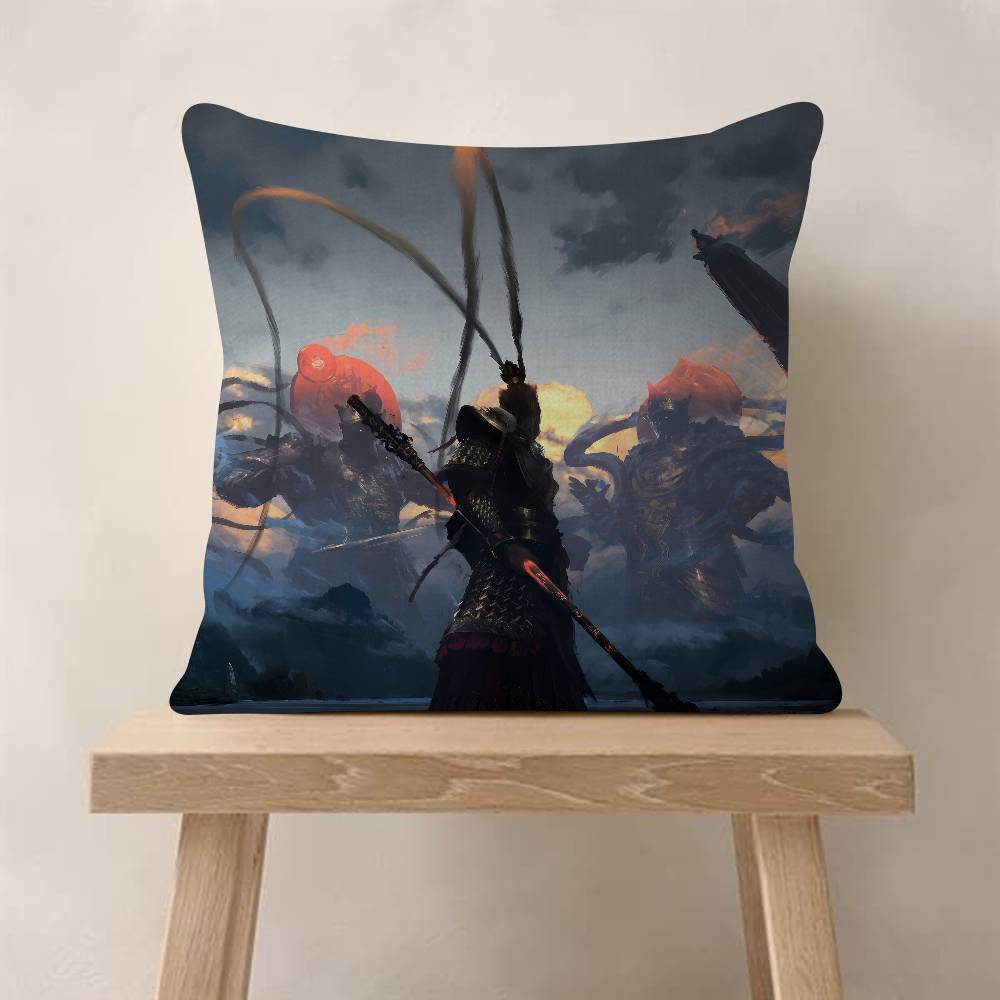 Game Black Myth Wukong Pillow Anime Pillow Sofa Bed Head Pillow Cover Cushion Cover Fashion 30x30 40x40 45*45cm