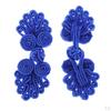 10 Pair Multicolor Loop Braid Chinese Frog Buttons Decorative Crafts