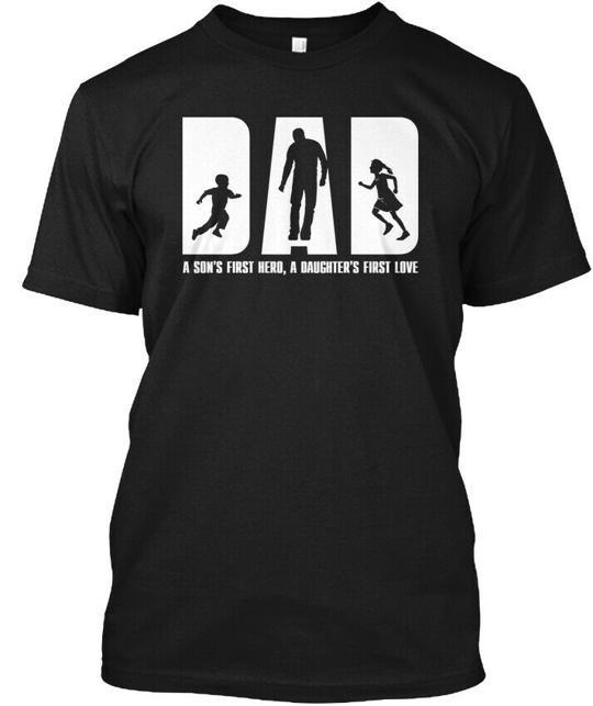 Cool Dad A Sons First Hero Daughters Firs T-Shirt Made in USA Size S to 5XL S