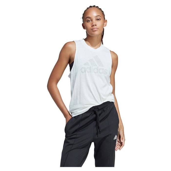 T-Shirt - Adidas - W Winrs 3.0 TNK - Sans Manches - Blanc - Fitness Femme