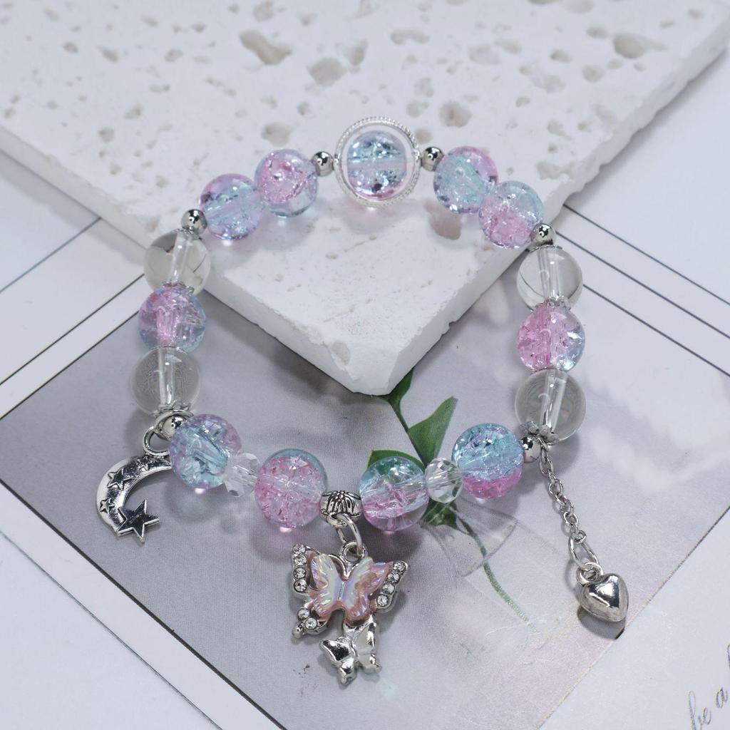 Mori Style Mermaid Crystal Bracelet – Versatile Niche Design for Women, Ideal for Students and Best Friends
