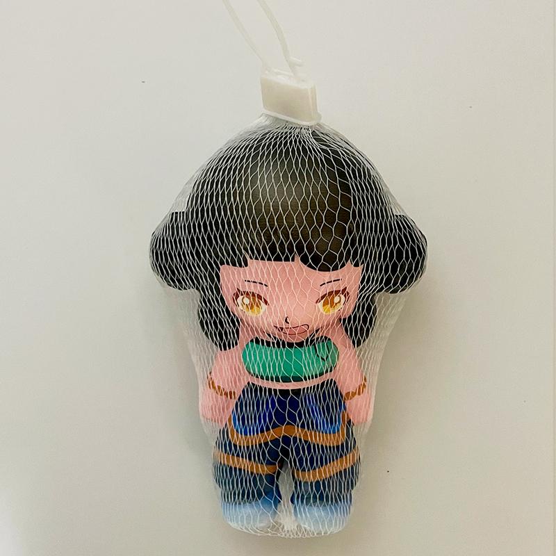 KPop Demon Hunters Stress Relief Toy Series Anime Rumi Zoey Mira Character Hand Pinch Slow Rebound Stress Relief Toy Healing Gif