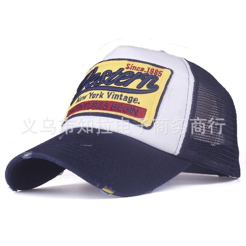 New Patch Mesh Cap Baseball Cap Fashion Men's and Women's Cap Hot Sale