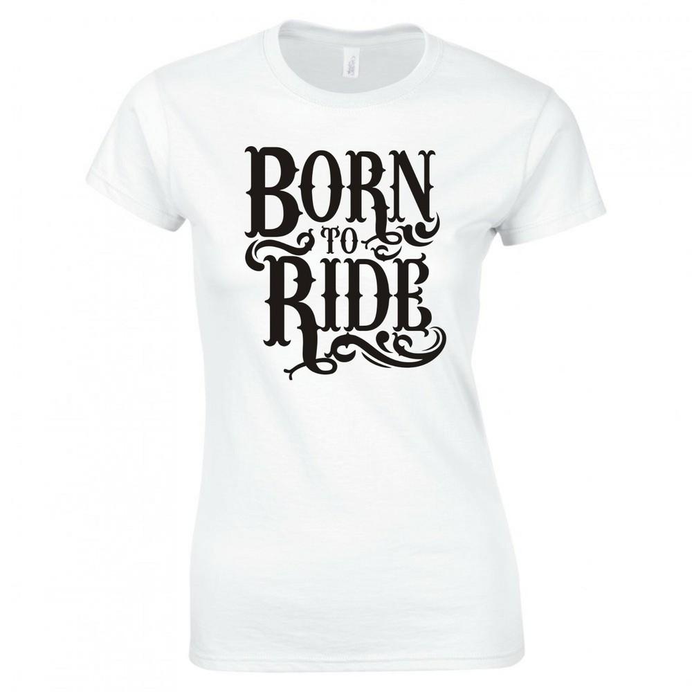 Motorcycle Born To Ride Skinny Fit TShirt