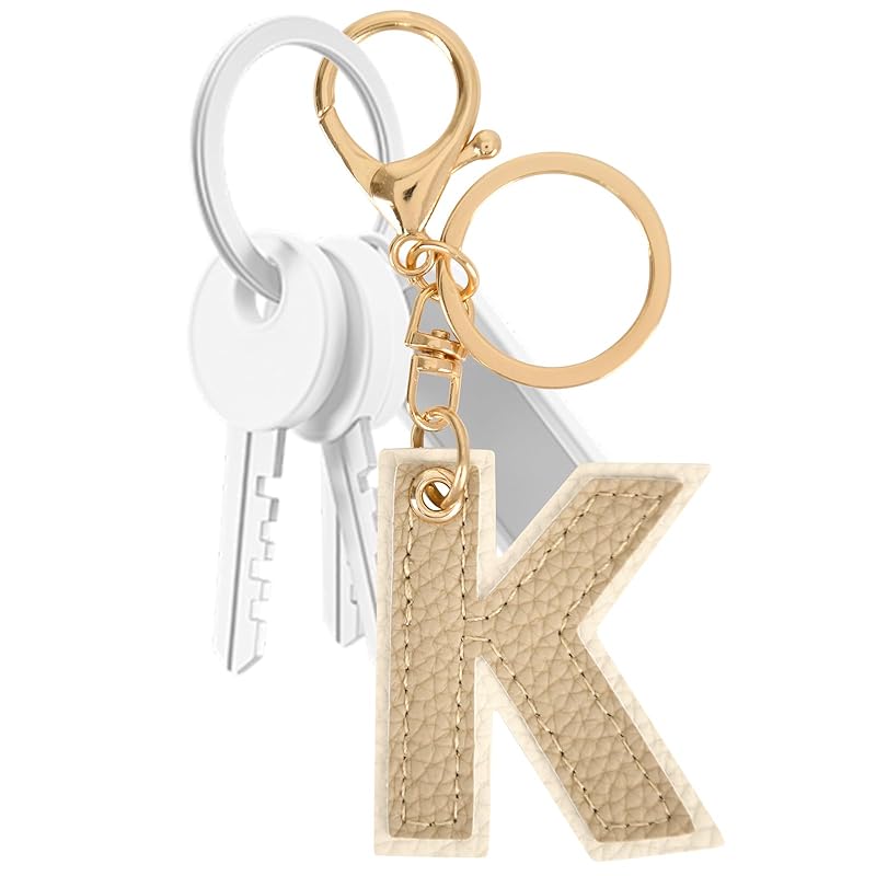

[Gineman] English letters key ring initial accessories ladies men s cute present charm souvenir wallet handbag pendant accessories key ring
