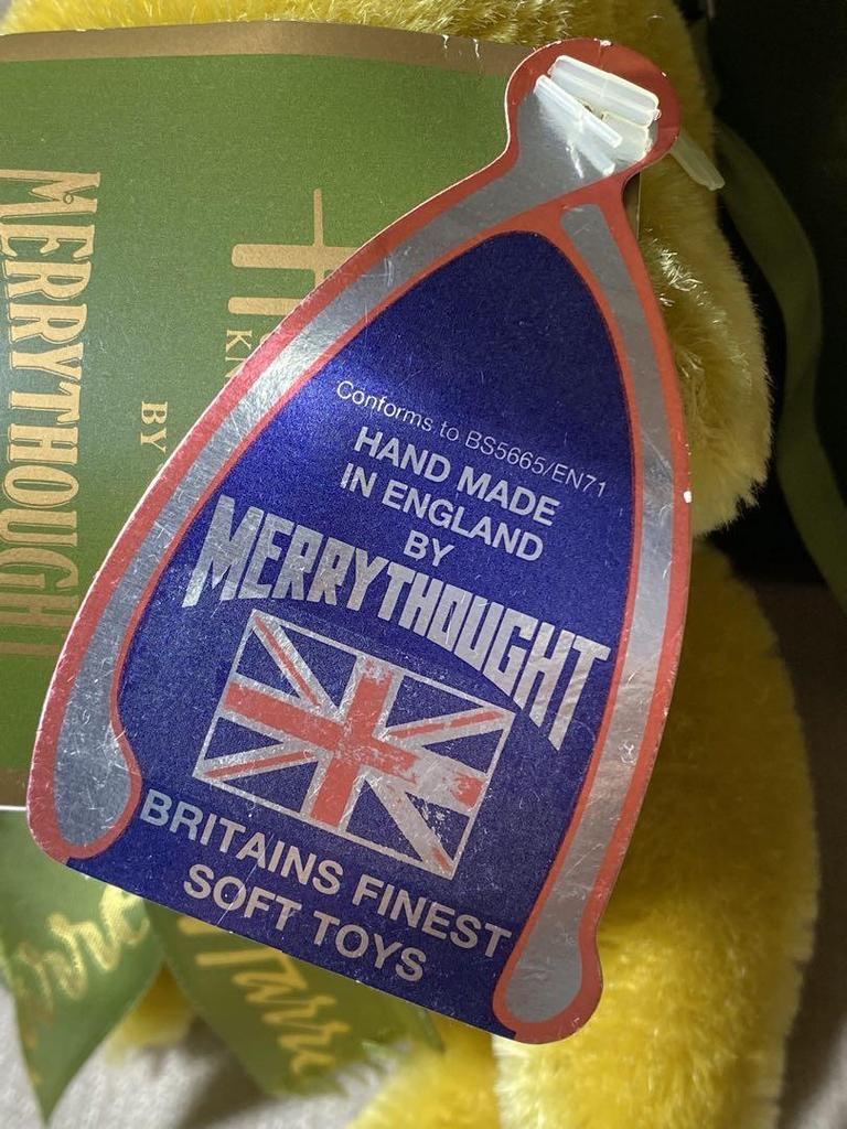 [USED] Harrods Teddy Bear Cheeky Antique by Merrythought, UK